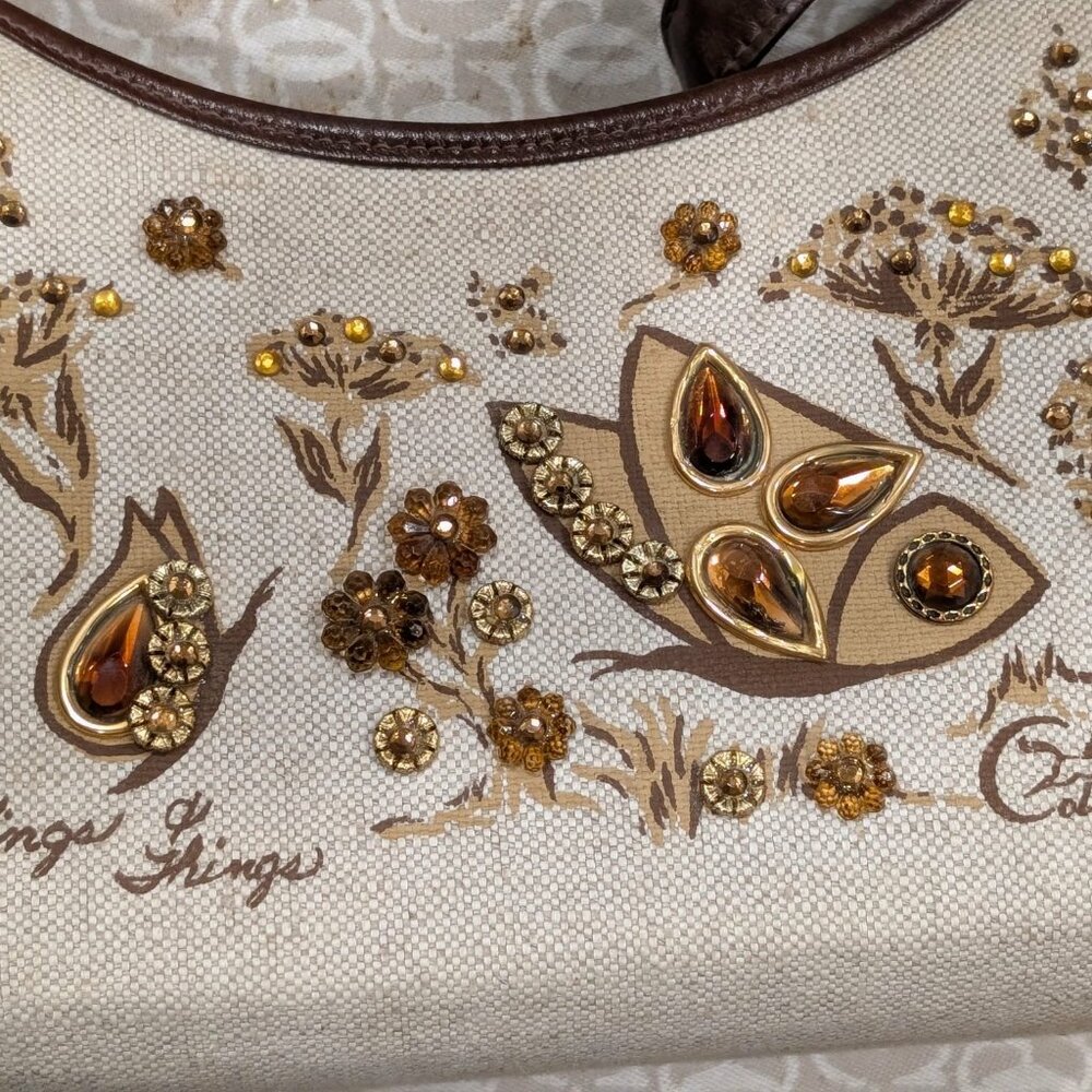 ENID COLLINS OF TEXAS HANDBAG PURSE WINGS & THINGS